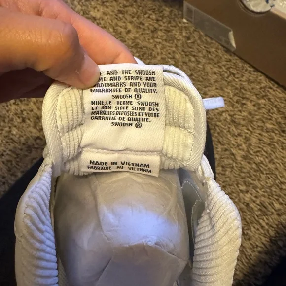 Nike Air Force 1 White Olivia Kim friends and family size 5.5